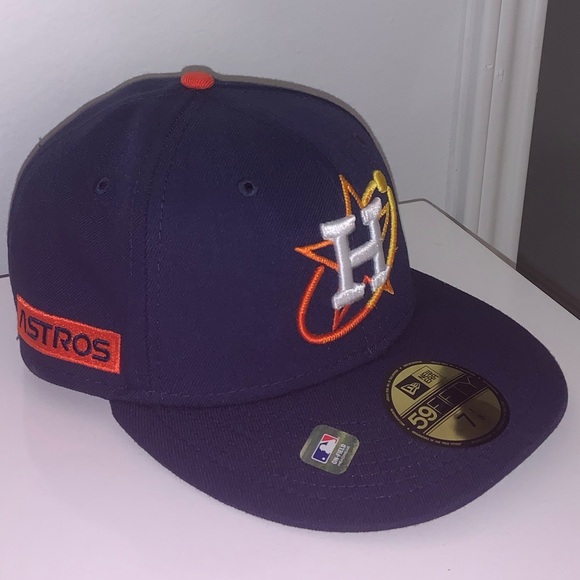 New Era Men's Navy Houston Astros 59FIFTY Fitted Hat - Picture 2 of 11